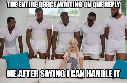 5 black guys and blonde meme