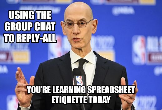 Adam Silver Get Ready To Learn Buddy meme