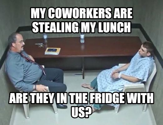Are they in the room with us right now? meme