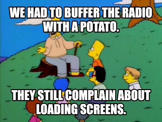 Back in my day meme