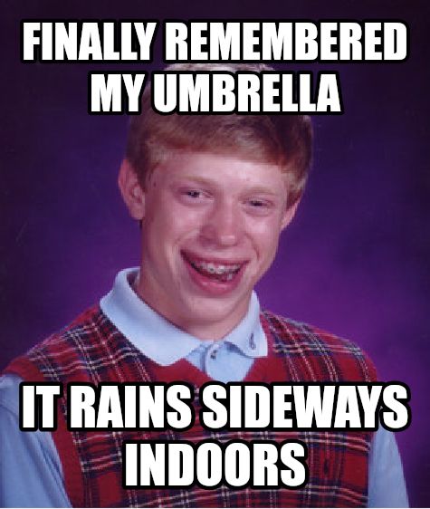 Bad Luck Brian meme