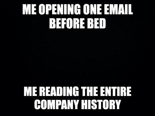 Black background meme