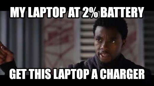 Black Panther - Get this man a shield meme