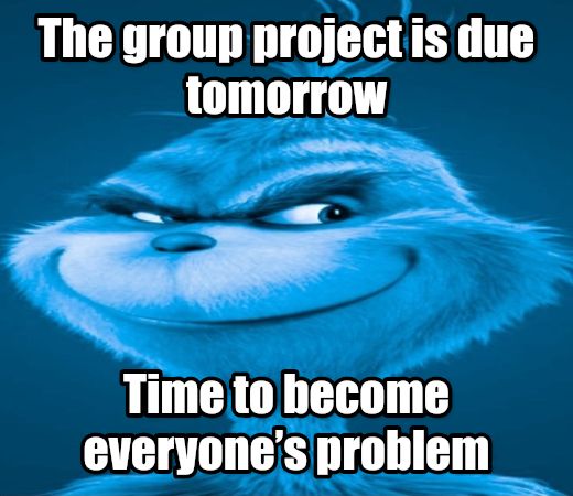Blue Grinch meme