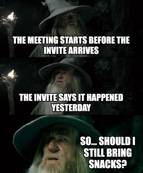 Confused Gandalf meme