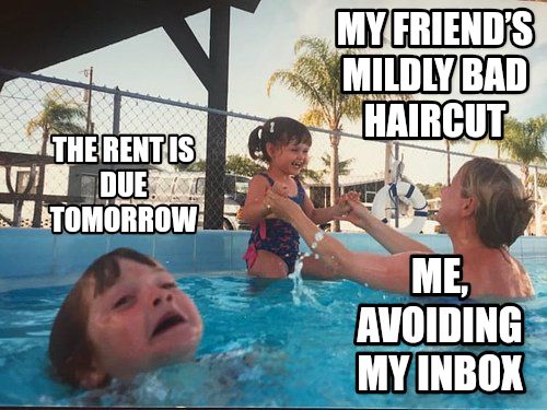 drowning kid in the pool meme