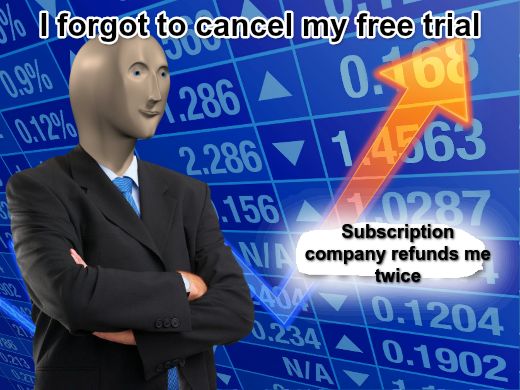 Empty Stonks meme