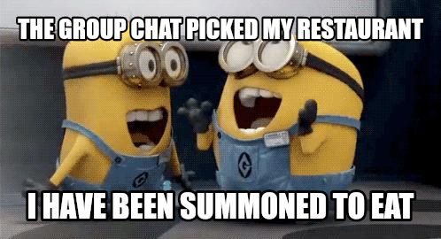 Excited Minions meme