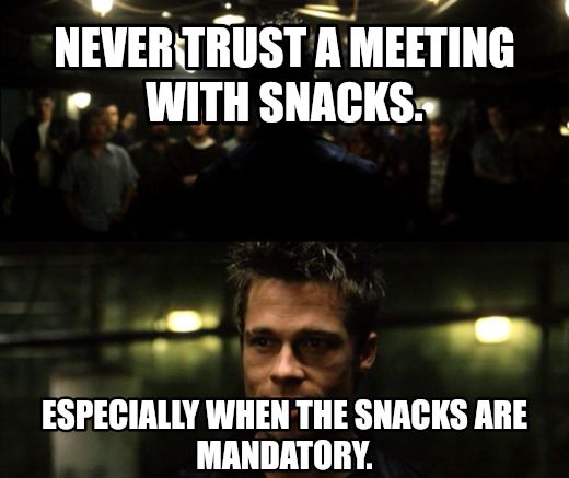 First rule of the Fight Club meme
