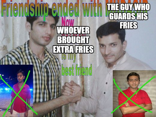 Friendship ended meme