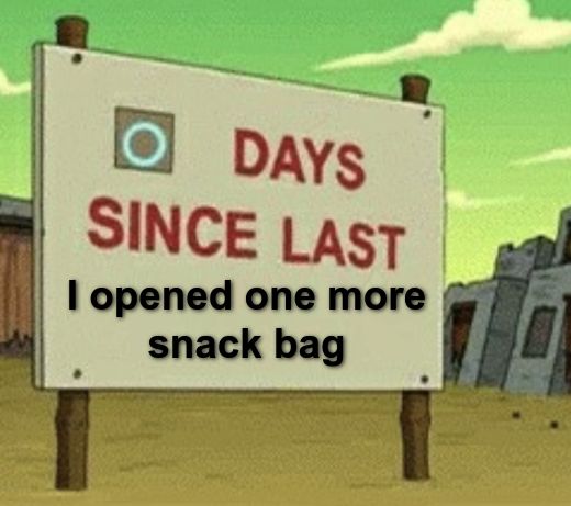 Futurama Zero Days Since Last Blank meme