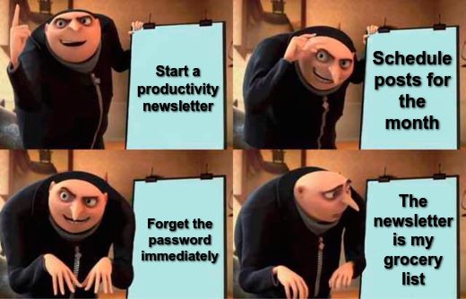 Gru's Plan meme