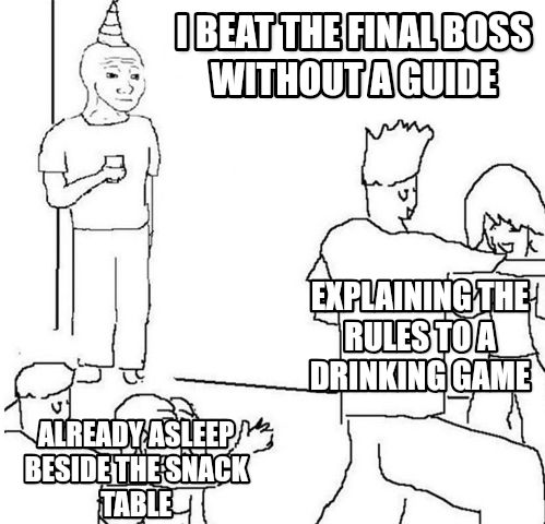 Guy in corner of party meme