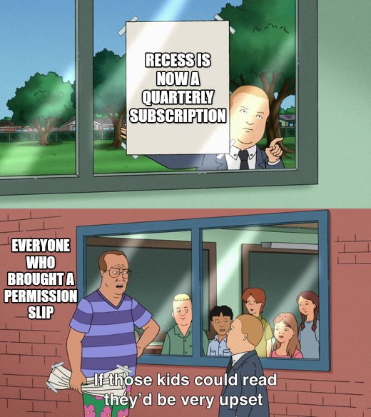 If those kids could read they'd be very upset meme