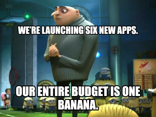 In terms of money, we have no money meme