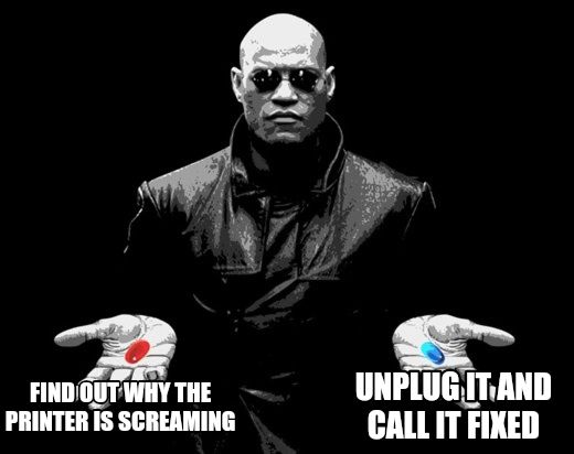 morpheus matrix blue pill red pill meme