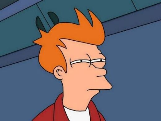 Not sure if- fry meme