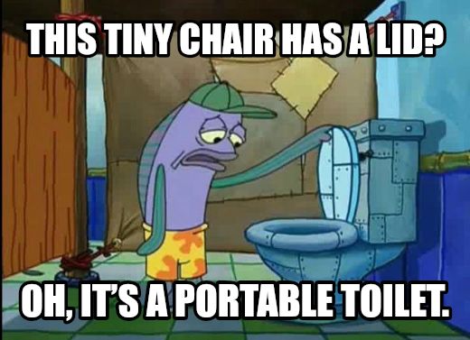 oh thats a toilet spongebob fish meme