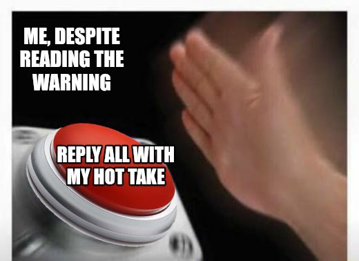 Red Button Hand meme
