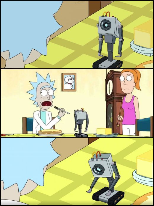 Rick and Morty Butter meme