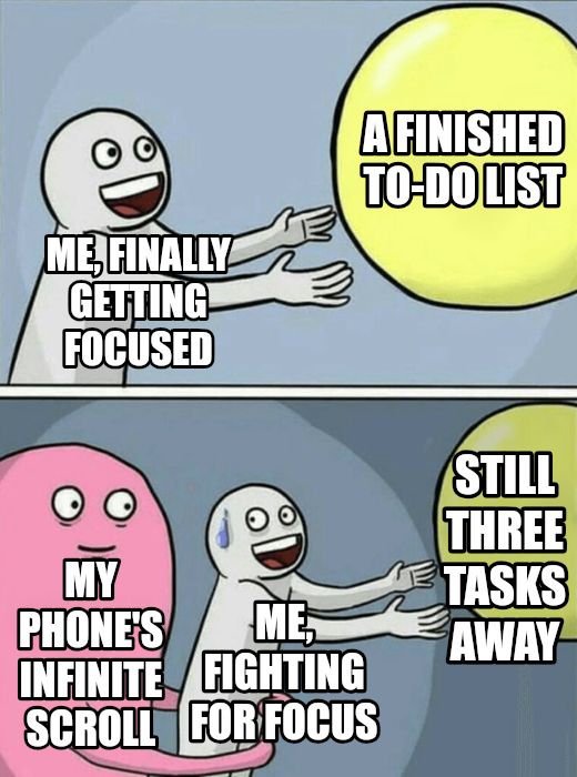Running Away Balloon meme