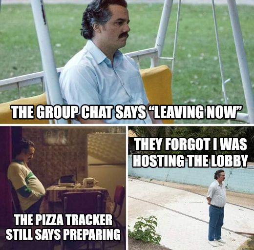 Sad Pablo Escobar meme