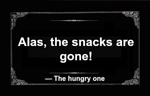 Silent Movie Card meme