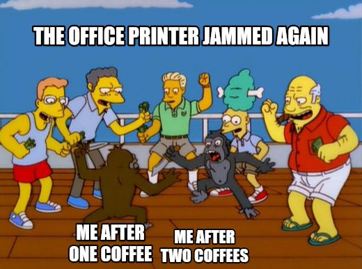 Simpsons Monkey Fight meme