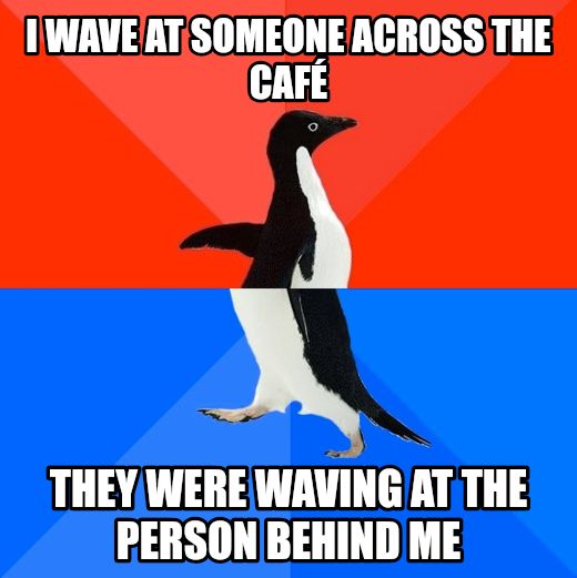 Socially Awesome Awkward Penguin meme