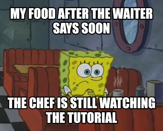 Spongebob Waiting meme