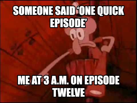 Squidward pointing meme