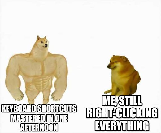 Strong dog vs weak dog meme