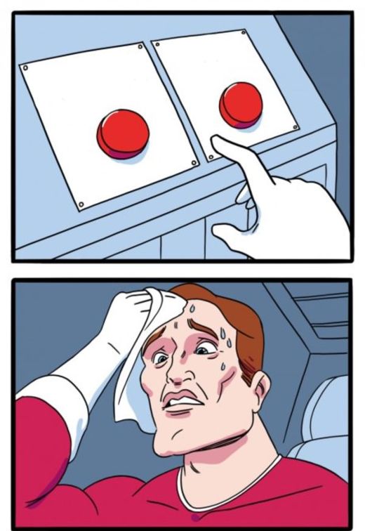 Sweat button meme