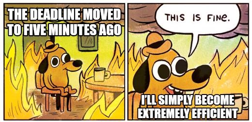 This Is Fine meme