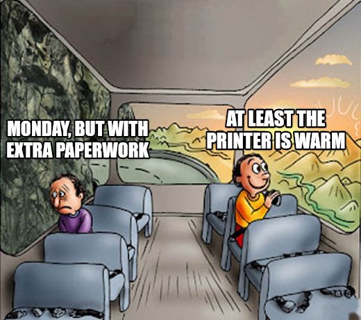 Two guys on a bus meme