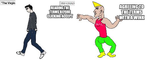 Virgin and Chad meme
