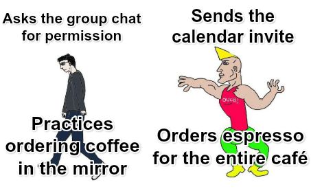 Virgin vs Chad meme