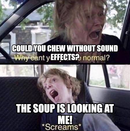 Why Can't You Just Be Normal meme