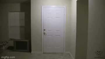 Big bird kicks down a door meme template