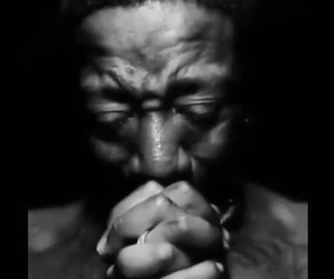 Black Guy Praying meme template