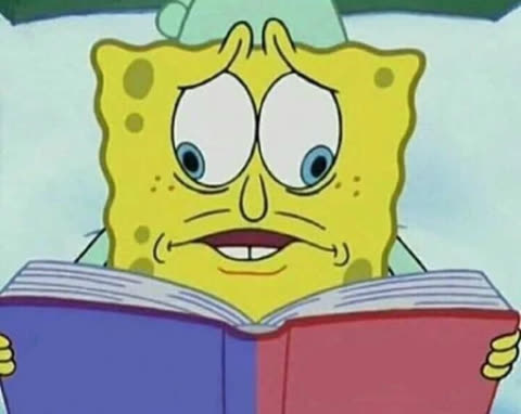 cross eyed spongebob meme template