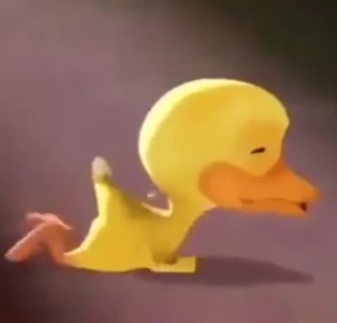 Crying duck meme template