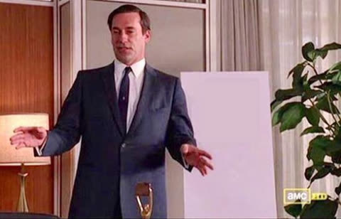 Don Draper Whiteboard meme template
