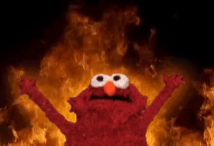 Elmo burn meme template