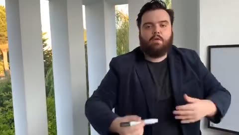 fast guy explaining longer meme template