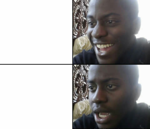 Happy / Shock meme template