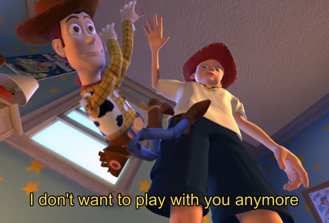 I don't want to play with you anymore meme template