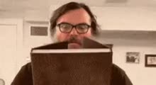 jack black book gif meme template