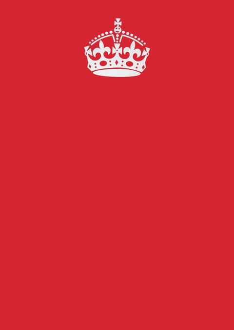 Keep Calm And Carry On Red meme template
