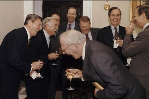 Laughing Men In Suits meme template